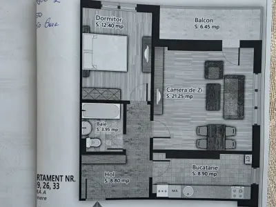 schita plan apartament vanzare cumparare Sector 3 București